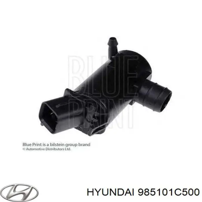 985101C500 Hyundai/Kia Bomba de agua de lavado, lavado de parabrisas, delantera