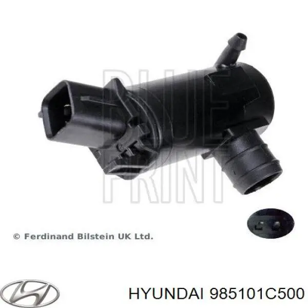 Bomba de agua limpiaparabrisas, delantera Hyundai/Kia 985101C500 precio, desde 19,84 EUR
