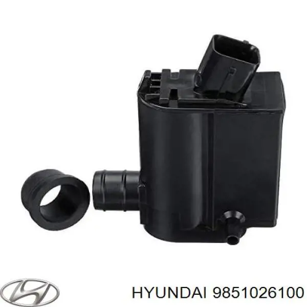 Bomba de agua limpiaparabrisas, delantera 9851026100 Hyundai/Kia