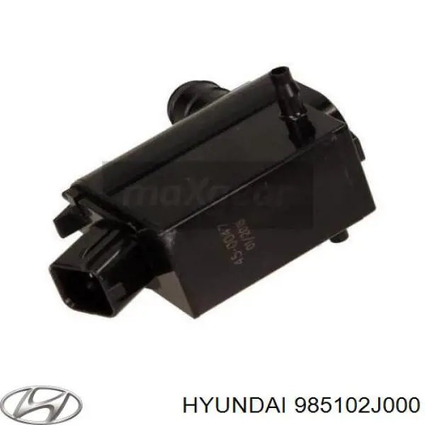 Comprar 985102J000 Hyundai/Kia Bomba de agua limpiaparabrisas, delantera