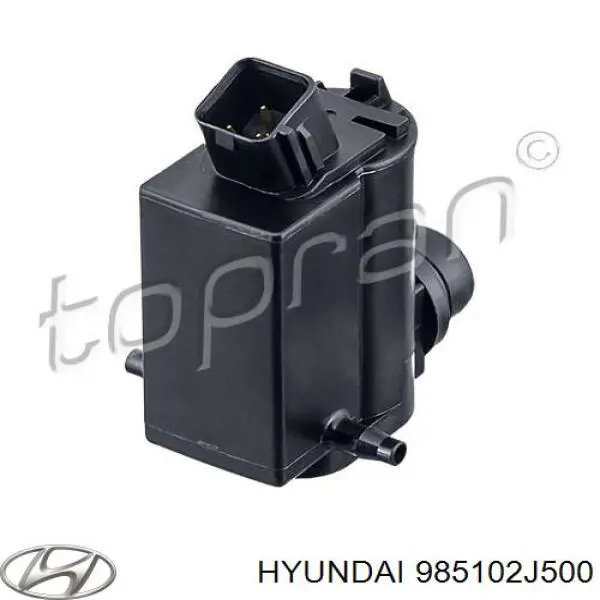 Bomba de agua limpiaparabrisas, delantera Hyundai/Kia 985102J500 precio, desde 27,62 EUR