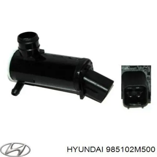 Bomba de agua limpiaparabrisas, delantera 985102M500 Hyundai/Kia