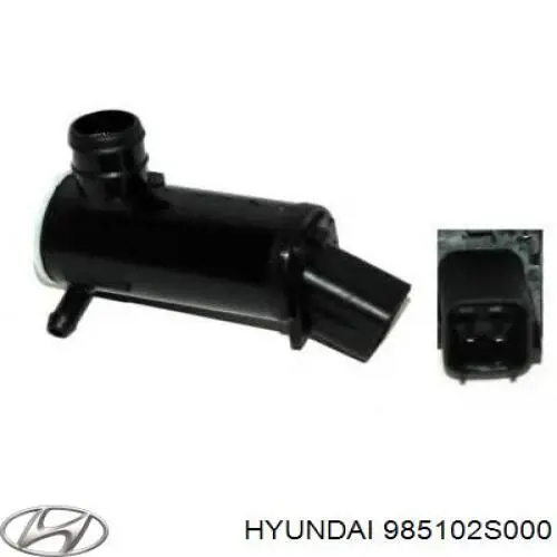 Comprar 985102S000 Hyundai/Kia Bomba de agua limpiaparabrisas, delantera
