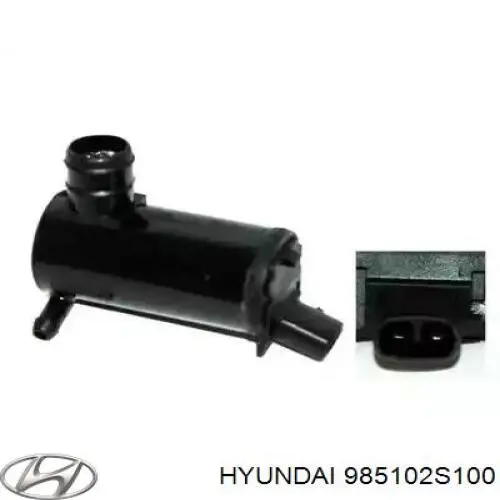 Comprar 985102S100 Hyundai/Kia Bomba-motor del lavaparabrisas trasero