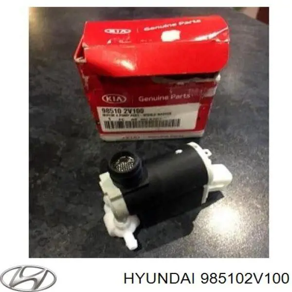 Bomba de agua limpiaparabrisas, delantera 985102V100 Hyundai/Kia