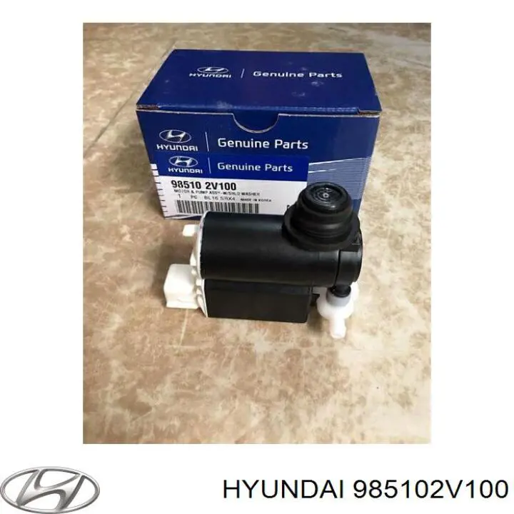 Comprar 985102V100 Hyundai/Kia Bomba de agua limpiaparabrisas, delantera
