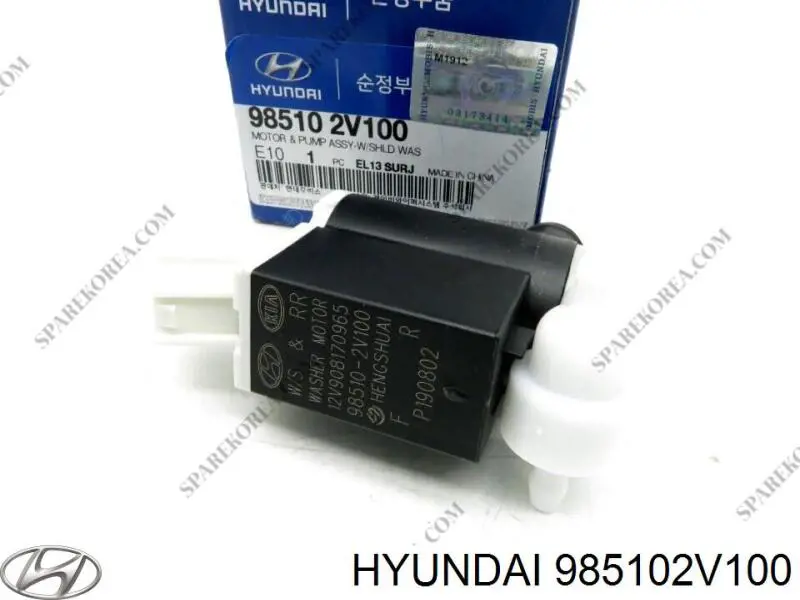 Bomba de agua limpiaparabrisas, delantera Hyundai/Kia 985102V100 precio, desde 14,97 EUR