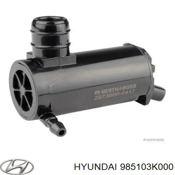 Bomba de agua limpiaparabrisas, delantera Hyundai/Kia 985103K000 precio, desde 8,92 EUR