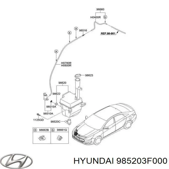 Sensor de nivel del depósito de líquido limpiaparabrisas Hyundai/Kia 985203F000 precio, desde 22,67 EUR