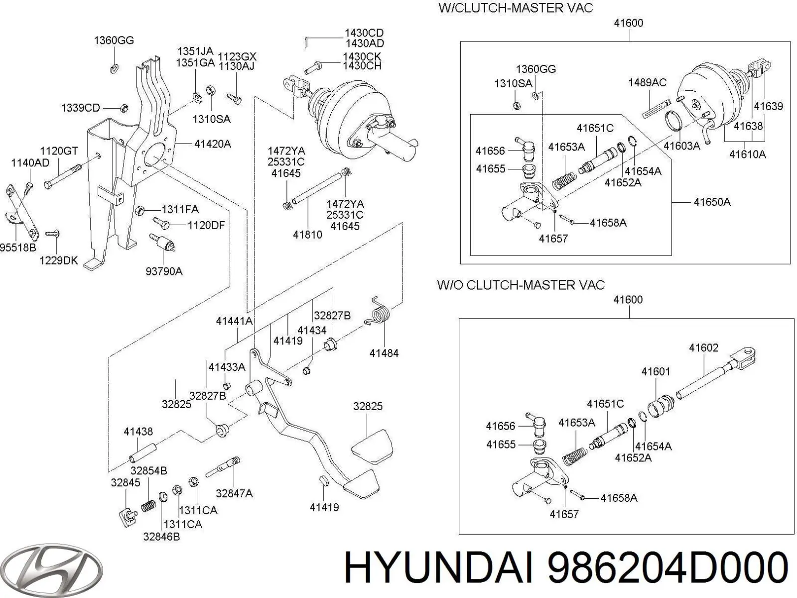 986204D000 Hyundai/Kia depósito del agua de lavado, lavado de parabrisas