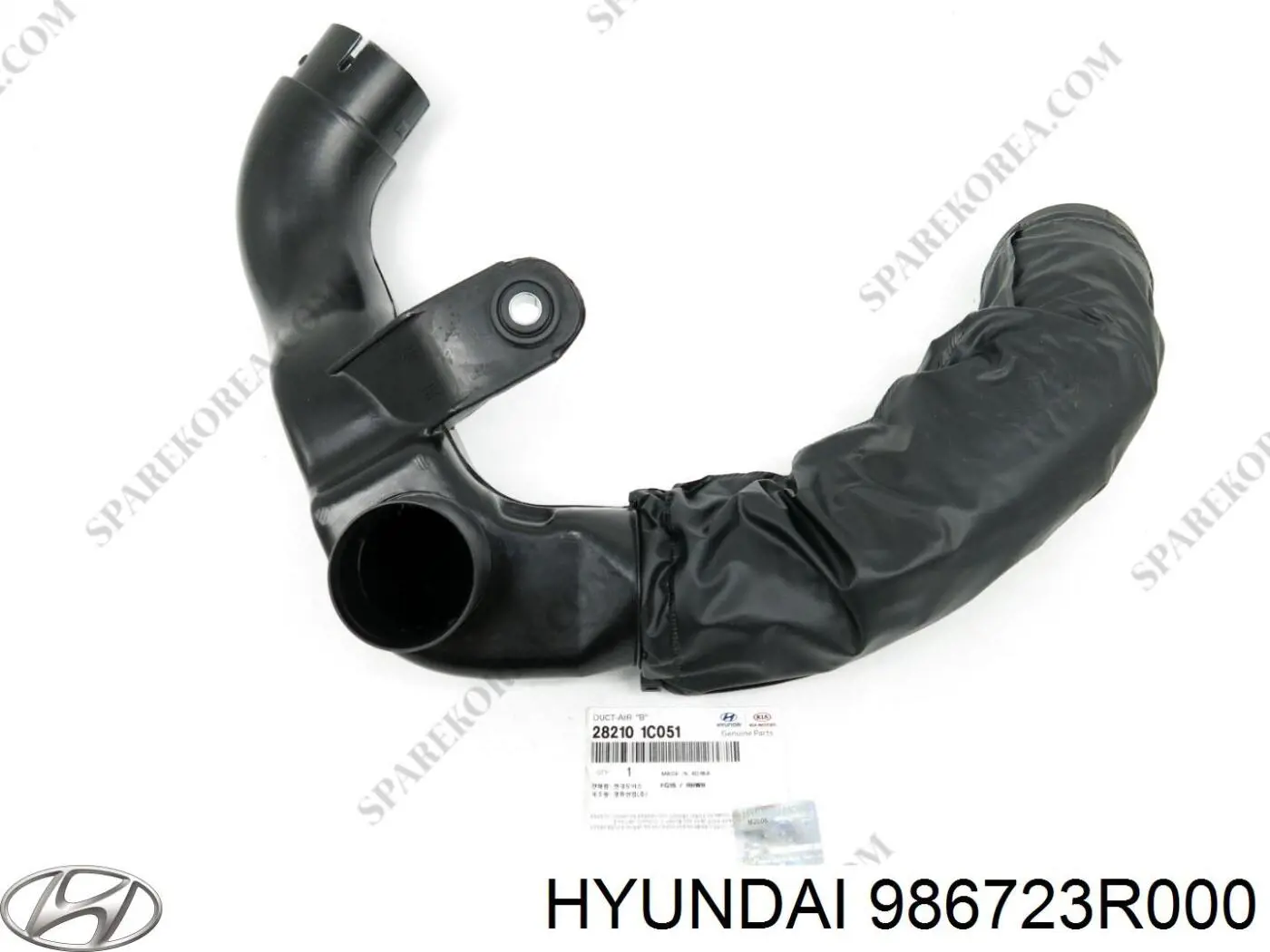 986723R000 Hyundai/Kia Soporte de inyector del lavafaros (cilindro elevador)