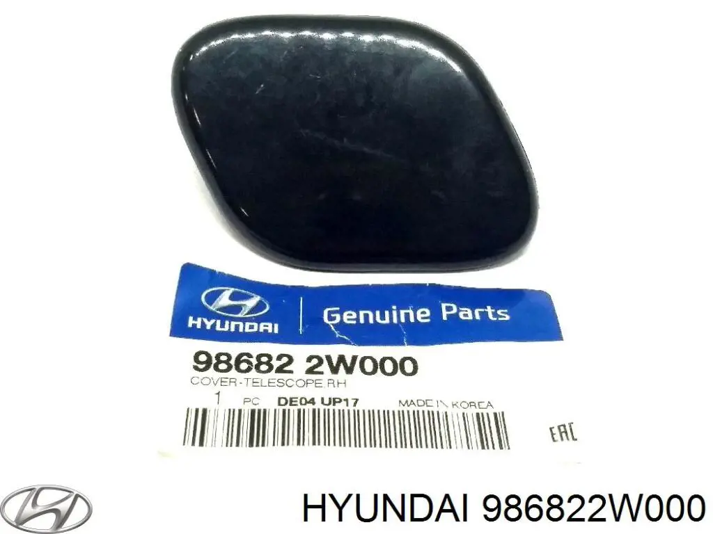 986822W000 Hyundai/Kia Tapa de boquilla lavafaros delantero