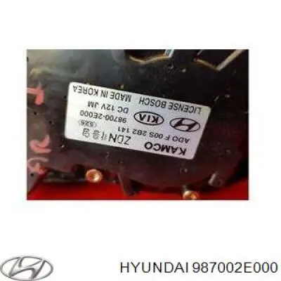 Motor del limpiaparabrisas trasero Hyundai/Kia 987002E000 precio, desde 94,38 EUR