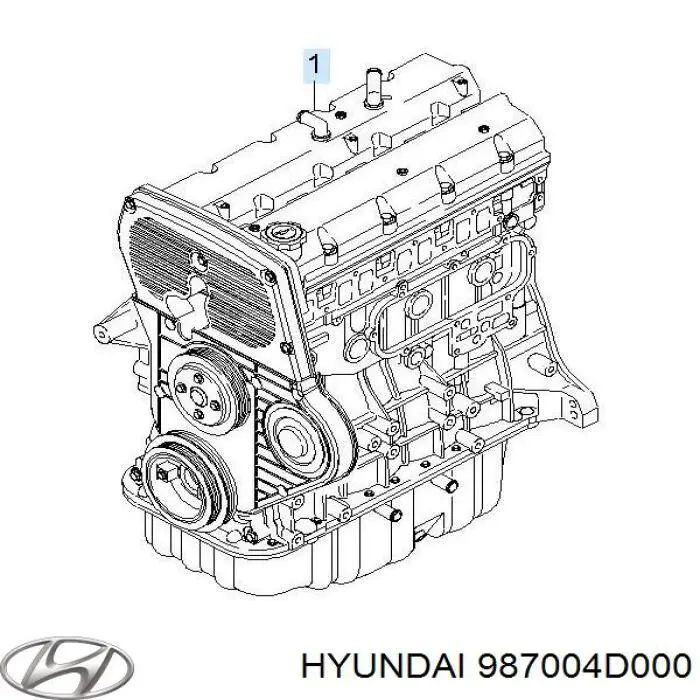 Comprar 987004D000 Hyundai/Kia Motor limpiaparabrisas, trasera