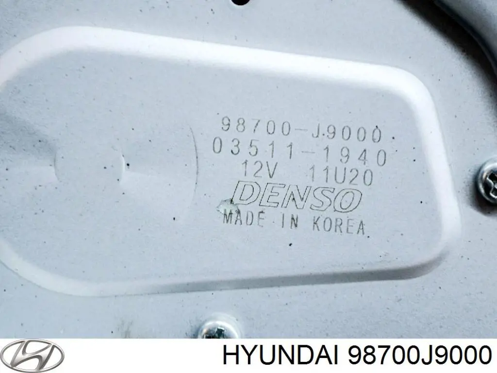Motor limpiaparabrisas luna trasera para Hyundai KONA (OS)