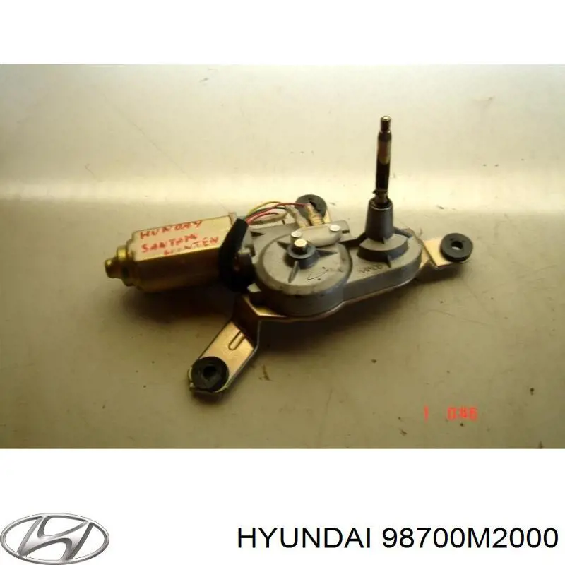 98700M2000 Hyundai/Kia Motor del limpiaparabrisas trasero