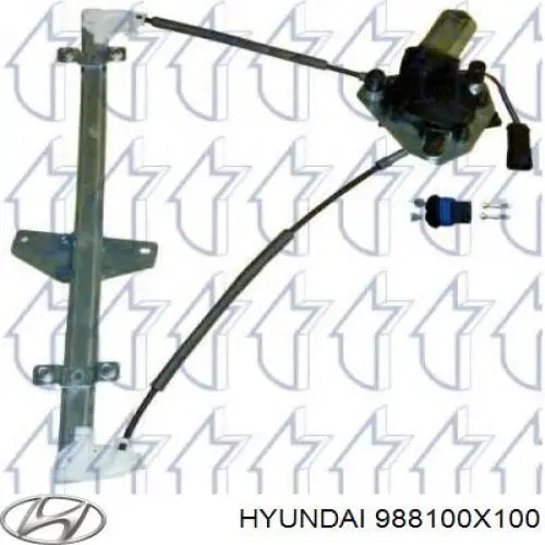 988100X100 Hyundai/Kia motor eléctrico, elevalunas, puerta delantera izquierda