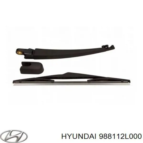 Brazo del limpiaparabrisas, lavado de parabrisas, luna trasera para Hyundai I30 (FD)