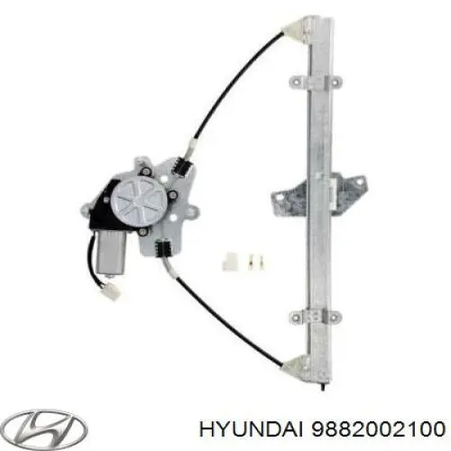 9882002100 Hyundai/Kia mecanismo de elevalunas, puerta delantera derecha