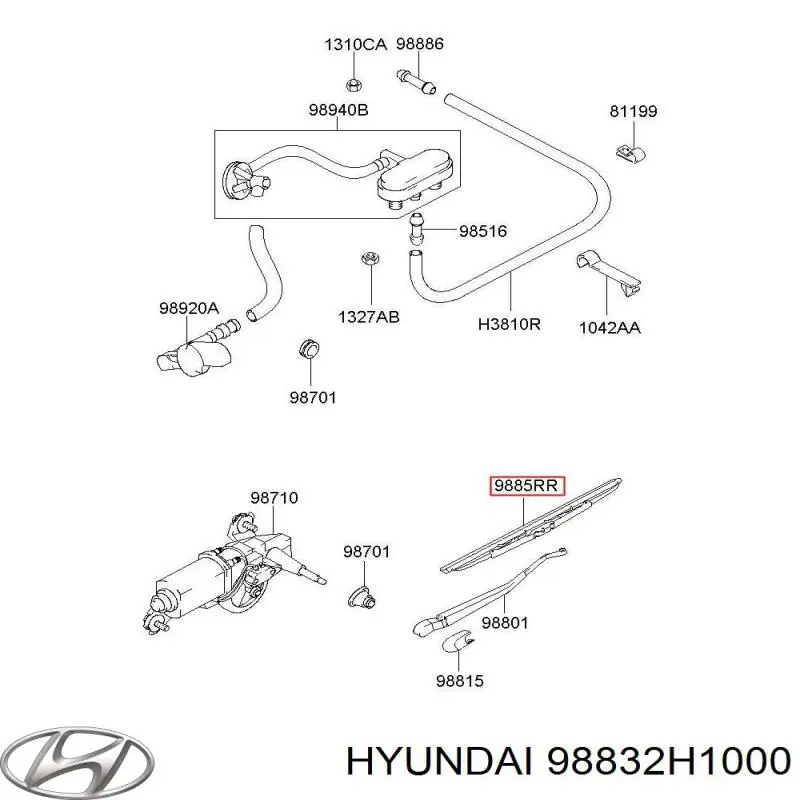 98832H1000 Hyundai/Kia