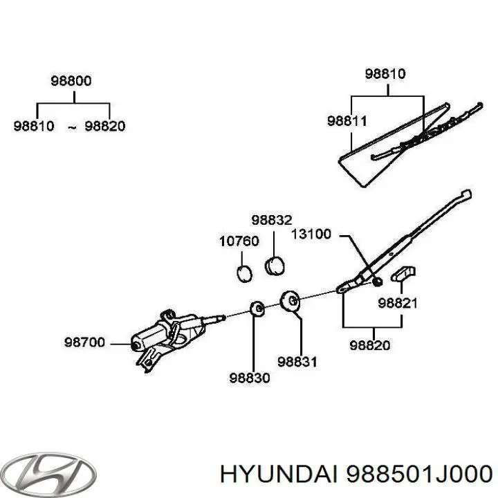 Limpiaparabrisas de luna trasera Toyota Yaris SP90
