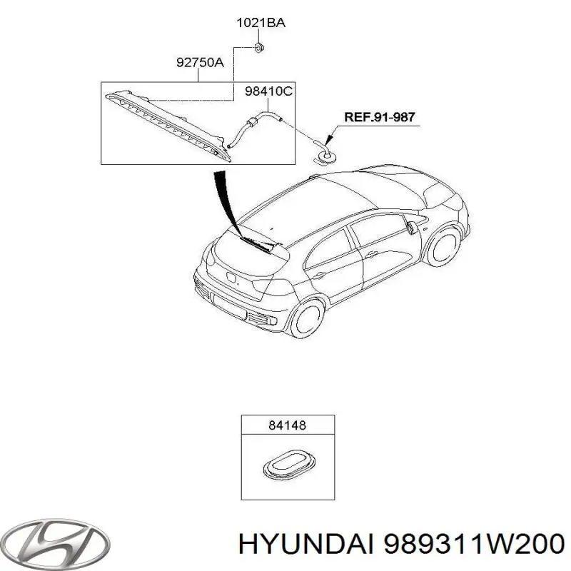  Hyundai/Kia 989311W200 precio, desde  