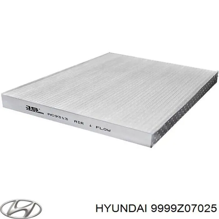 9999Z07025 Hyundai/Kia filtro de habitáculo