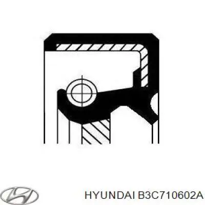 B3C710602A Hyundai/Kia anillo retén, cigüeñal frontal