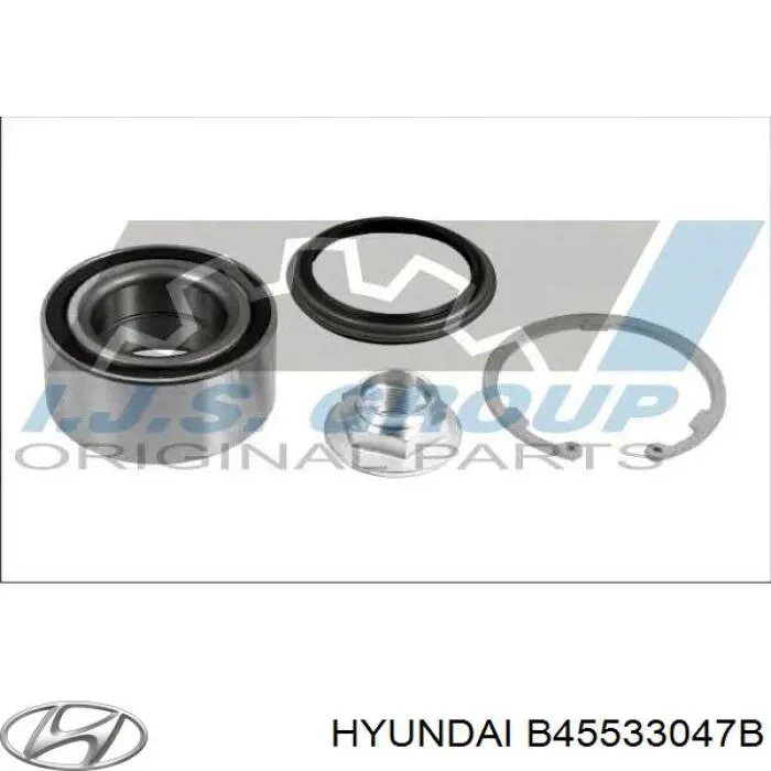B45533047B Hyundai/Kia cojinete de rueda trasero