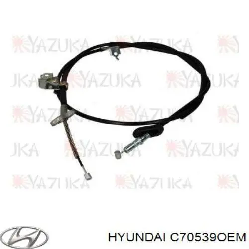 C70539OEM Hyundai/Kia cable de freno de mano trasero derecho