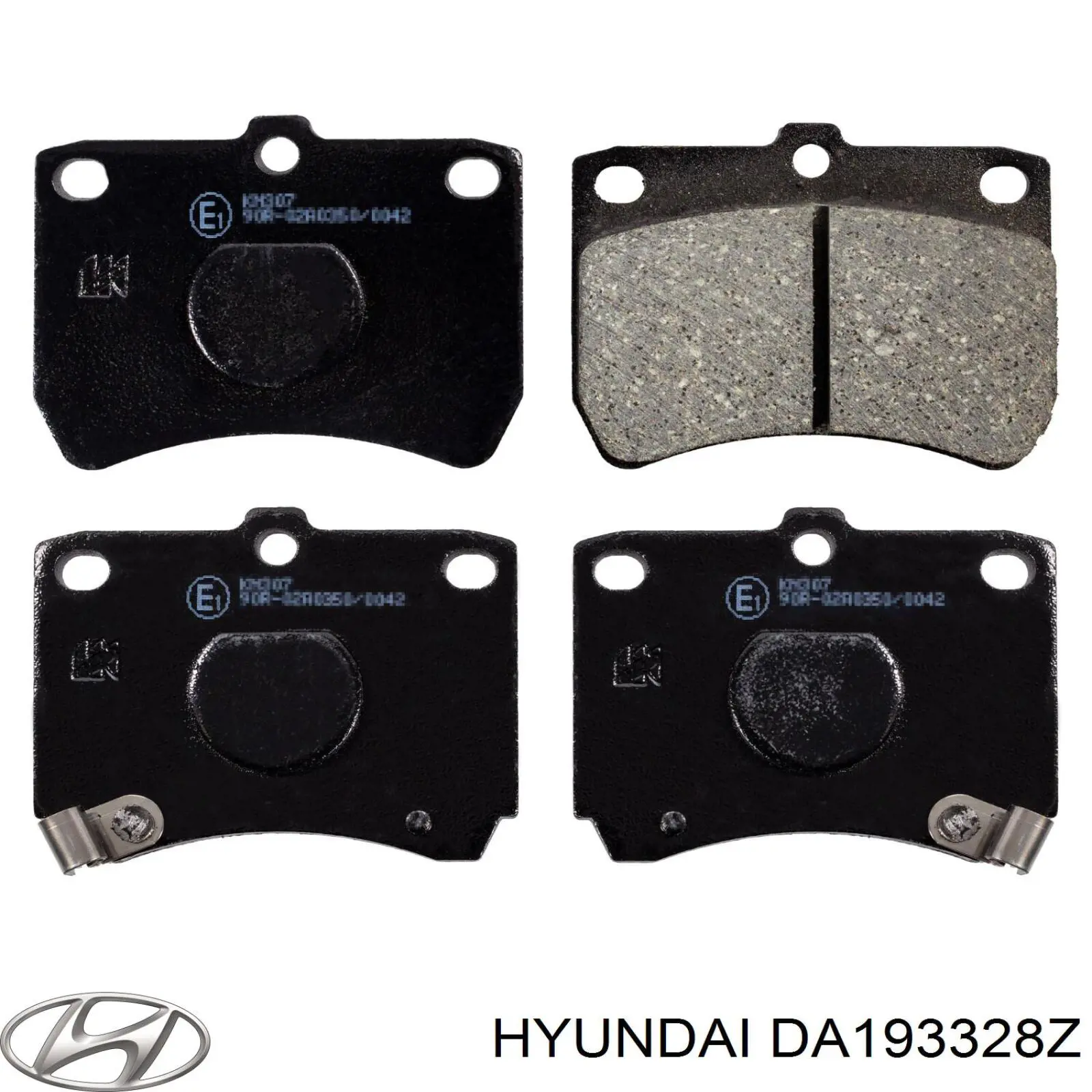 DA193328Z Hyundai/Kia pastillas de freno delanteras