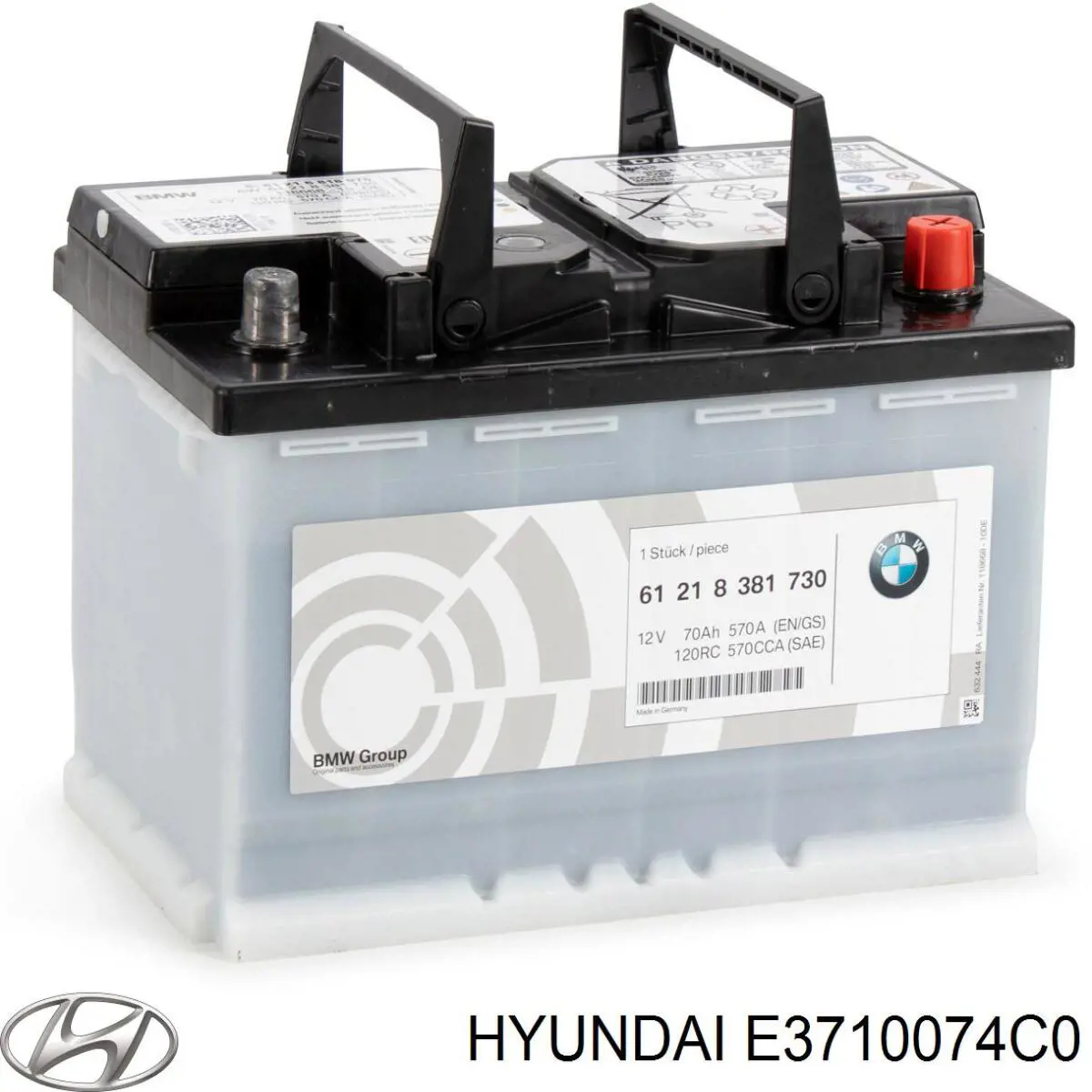 E3710074C0 Hyundai/Kia Batería Start-Stop