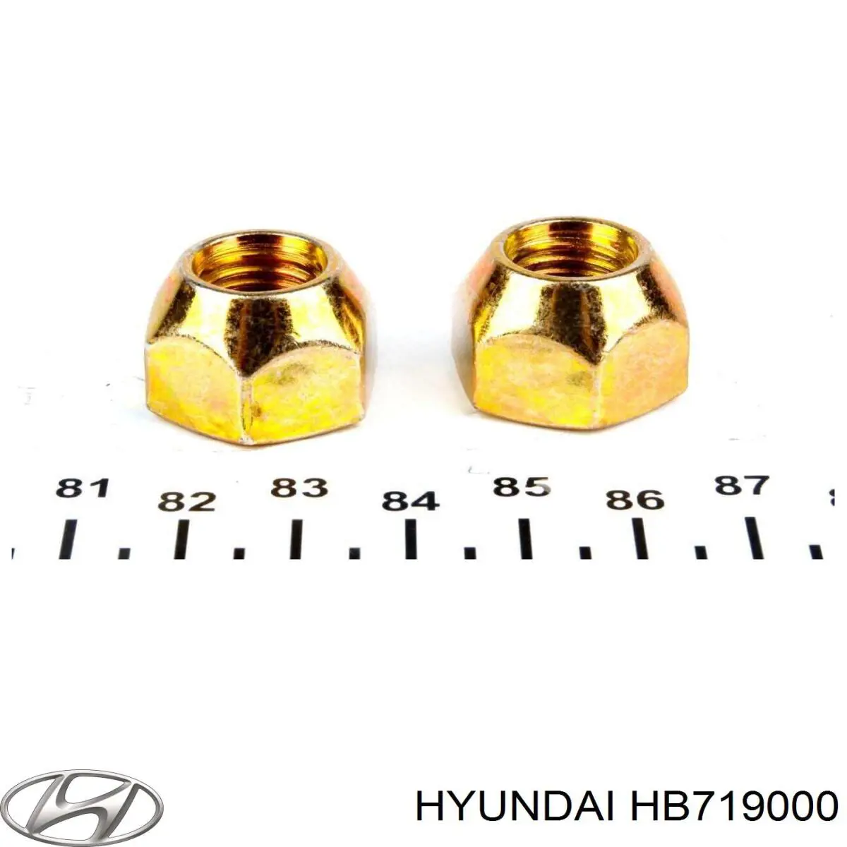 HB719000 Hyundai/Kia tuerca de rueda