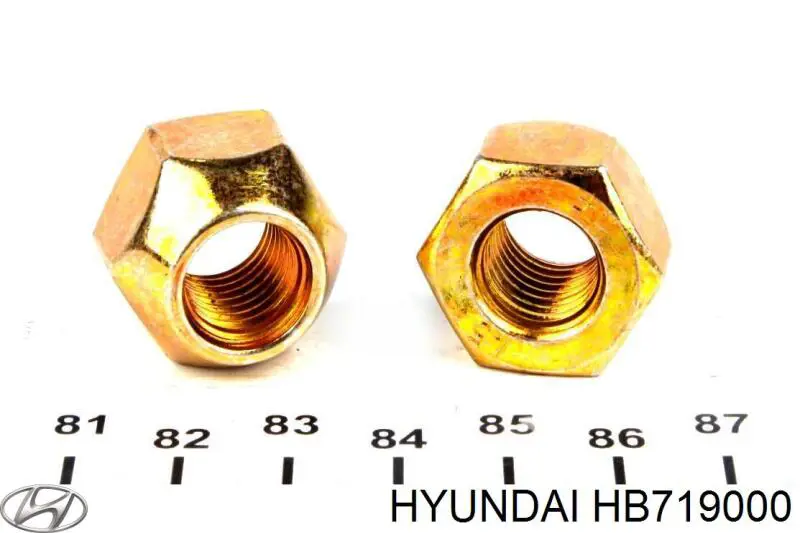 Tuerca seguridad de rueda Hyundai/Kia HB719000 precio, desde 1,80 EUR