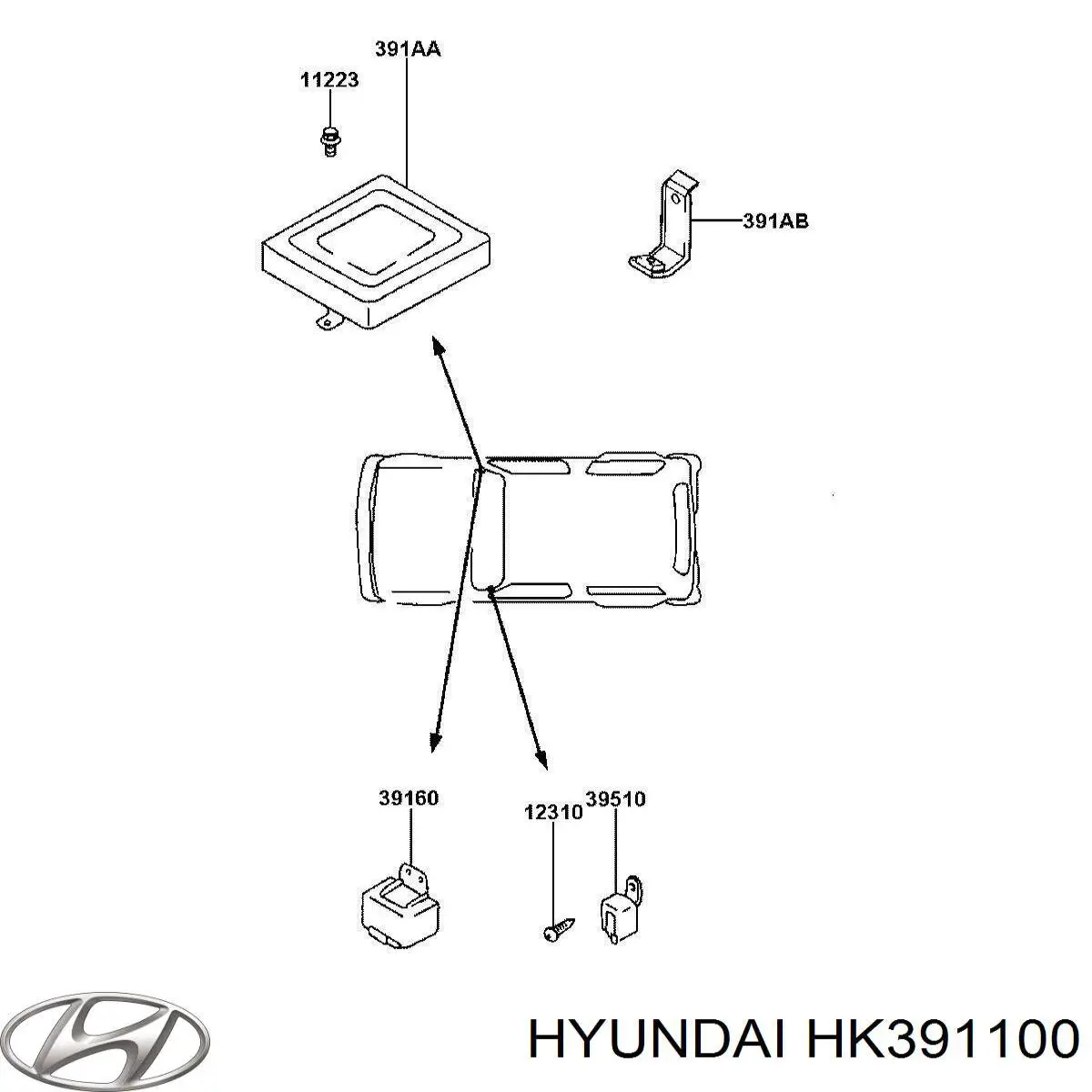 Centralina Del Motor para Hyundai Galloper  JK
