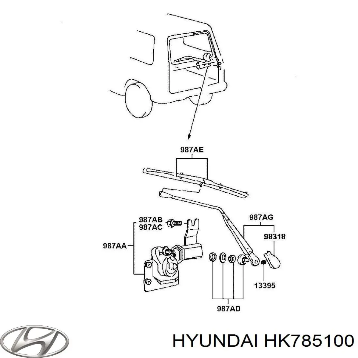 HK785100 Hyundai/Kia