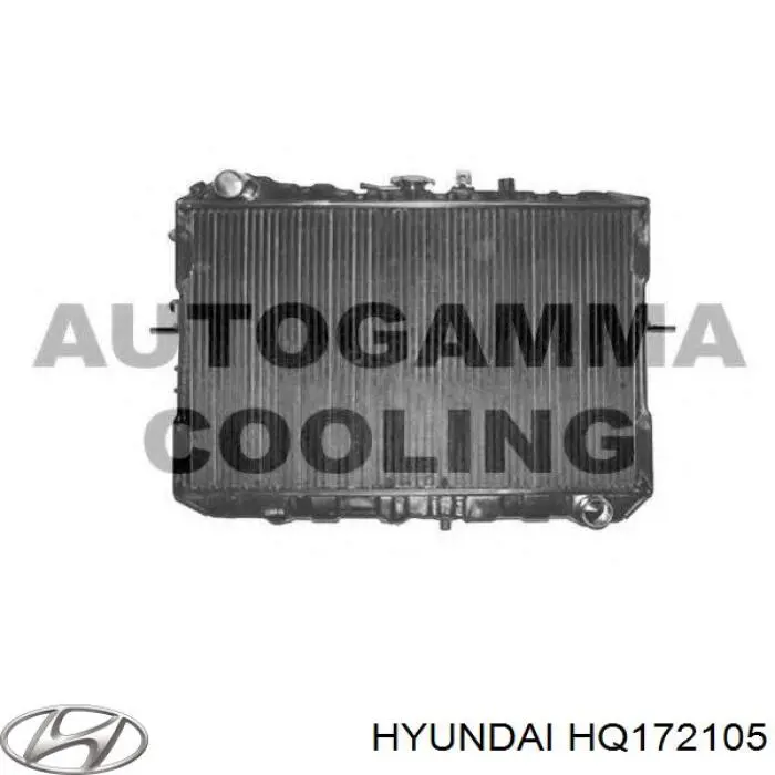 Radiador SHR171404 Hyundai/Kia