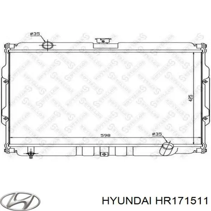 Água radiador Hyundai/Kia HR171511 precio, desde 132,90 EUR