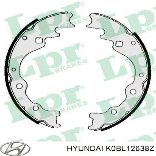 Comprar K0BL12638Z Hyundai/Kia Zapatas de freno