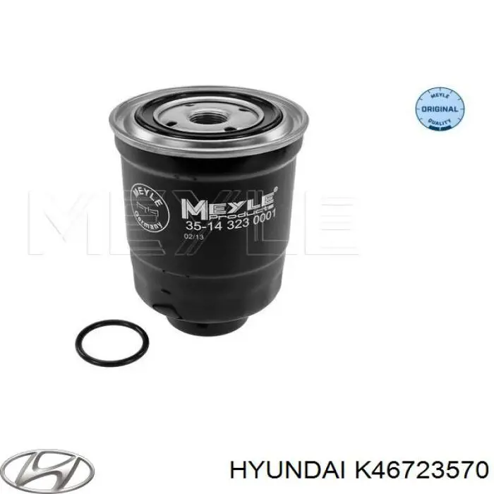 Filtro combustible Hyundai/Kia K46723570 precio, desde 11,59 EUR