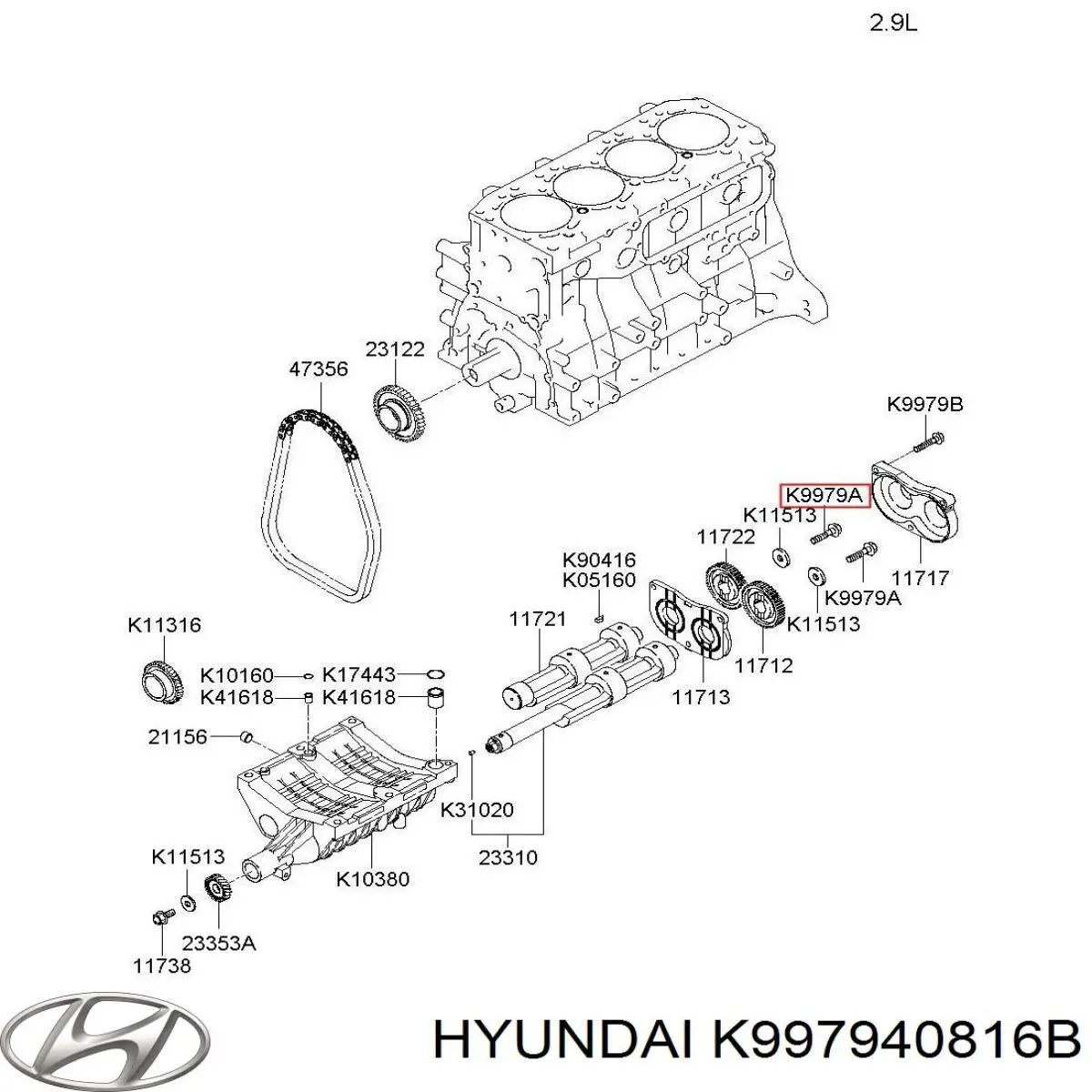 K997940816B Hyundai/Kia