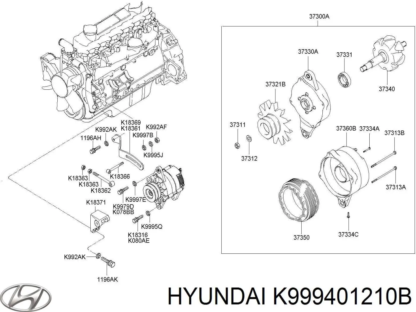 K999401210B Hyundai/Kia