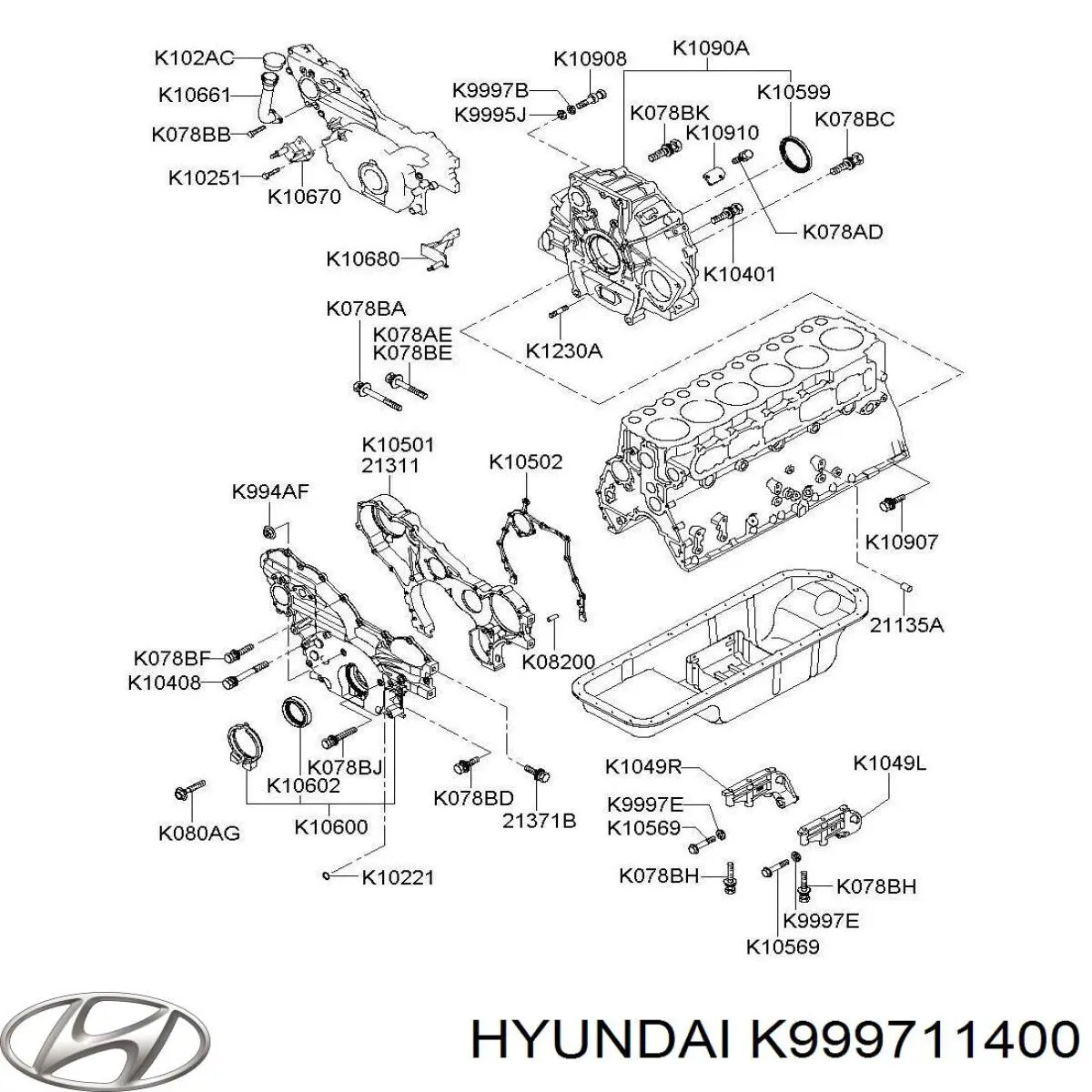 K999711400 Hyundai/Kia