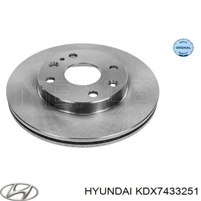 Frenos delanteros Hyundai/Kia KDX7433251 precio, desde 37,22 EUR
