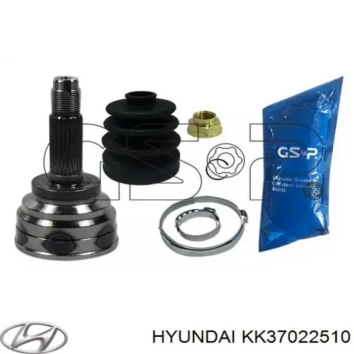 KK37022510 Hyundai/Kia junta homocinética exterior delantera