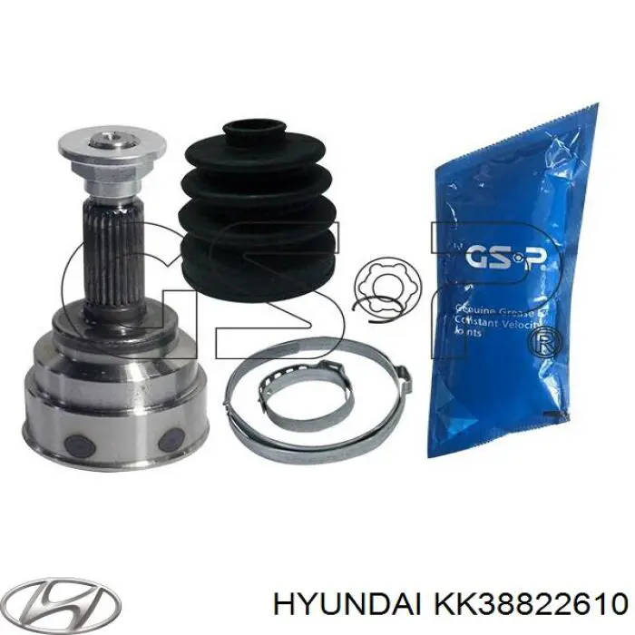 KK38822610 Hyundai/Kia junta homocinética exterior delantera izquierda