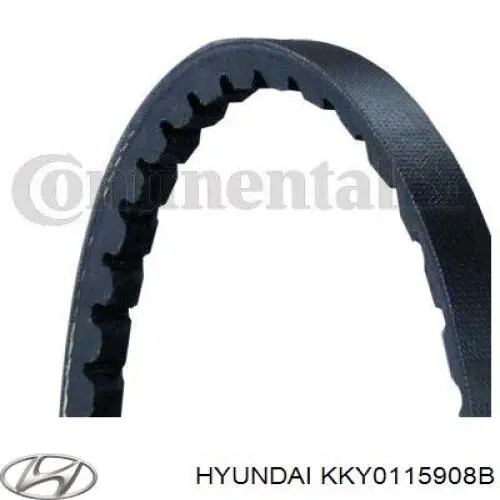 0K65C15907A Hyundai/Kia correa trapezoidal