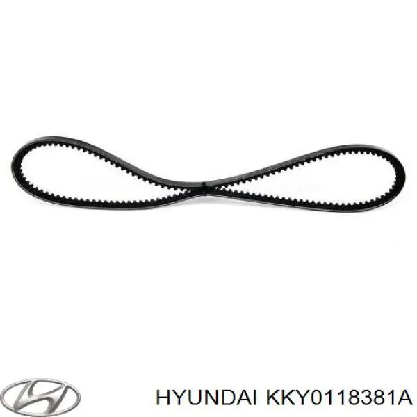 KKY0118381A Hyundai/Kia correa trapezoidal