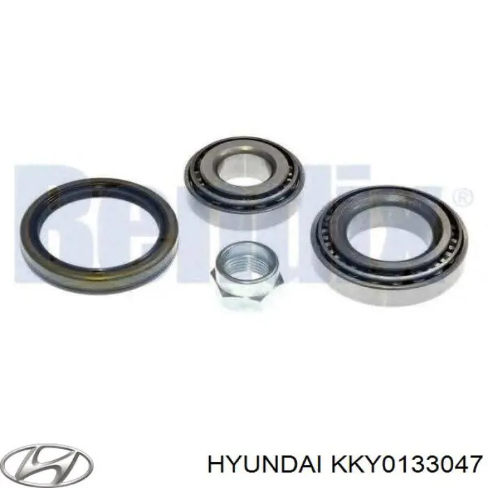 KKY0133047 Hyundai/Kia cojinete de rueda trasero interior