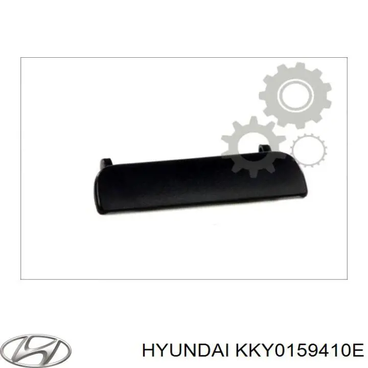 KKY0159410E Hyundai/Kia tirador de puerta exterior izquierdo delantero/trasero